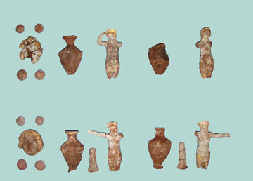 Το τόξο και τα ζάρια του Μακεδόνα αξιωματούχου