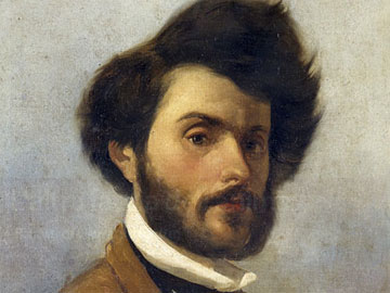 Giovanni Fattori, Αυτοπροσωπογραφία, 1854. Firenze, Galleria d’Arte Moderna