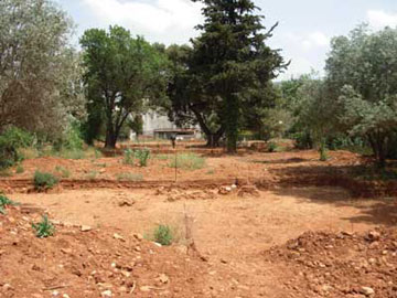 Άποψη από το χώρο της ανασκαφής της νεολιθικής εγκατάστασης στη Ν.Ερυθραία