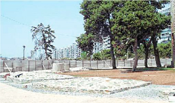 Καταστροφές στο χώρο του Λευκού Πύργου