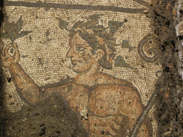 Ρωμαϊκό ψηφιδωτό με παγανιστικές τελετές