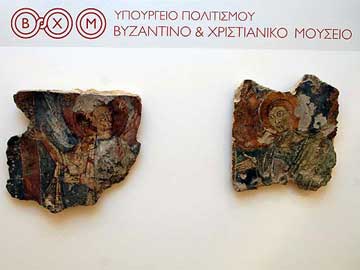 Επέστρεψαν στην Ιταλία τμήματα δύο βυζαντινών τοιχογραφιών