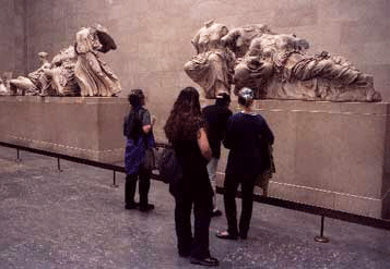 To αιγυπτιακό μπλε στα Γλυπτά του Παρθενώνα