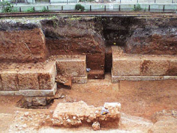 Κάτω από τις γραμμές του τρένου εντοπίσθηκαν τα Μακρά Τείχη