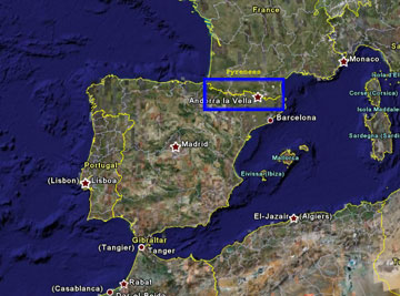 Κοσμική περιήγηση στα Πυρηναία