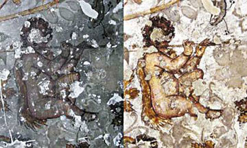 Η Πέτρα έκρυβε ελληνιστικές ζωγραφιές
