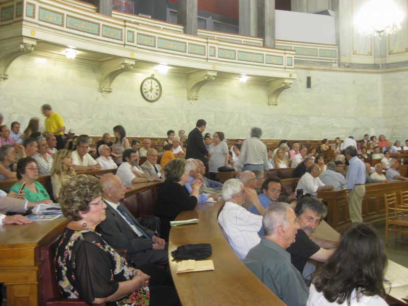 Η Παλαιά Βουλή φιλοξένησε την εκδήλωση του Διαζώματος για την ανάδειξη του αρχαίου θεάτρου του Αρκαδικού Ορχομενού.