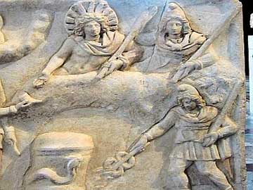 Αρχαία σαρκοφάγος αποκαλύφθηκε κοντά στη Ρώμη