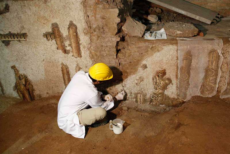Ψηφιδωτό με παράσταση του Απόλλωνα στη Ρώμη
