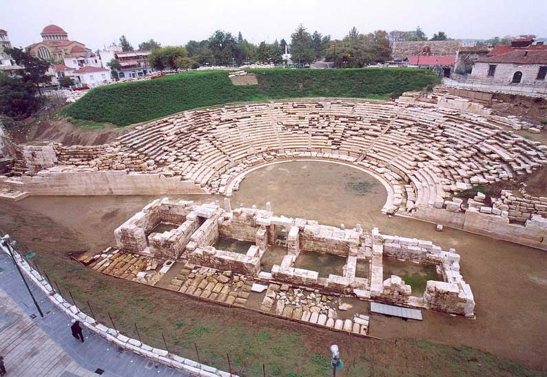 Το αρχαίο θέατρο της Λάρισας.