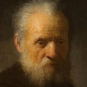 Στο φως ημιτελής αυτοπροσωπογραφία του Ρέμπραντ