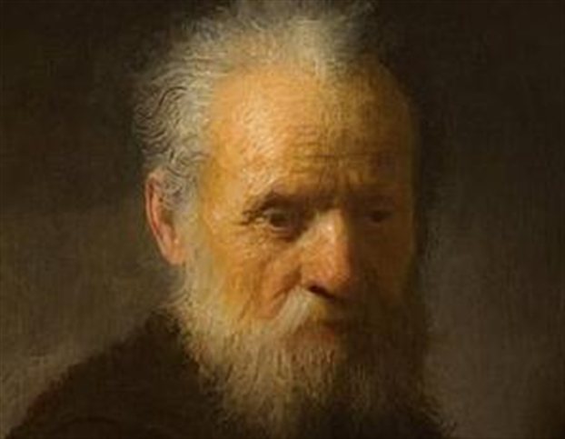 Στο φως ημιτελής αυτοπροσωπογραφία του Ρέμπραντ