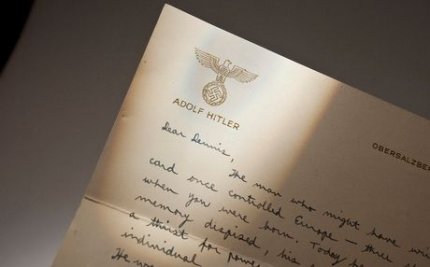 Ιστορικό γράμμα από τον…Χίτλερ στο Μουσείο της CIA