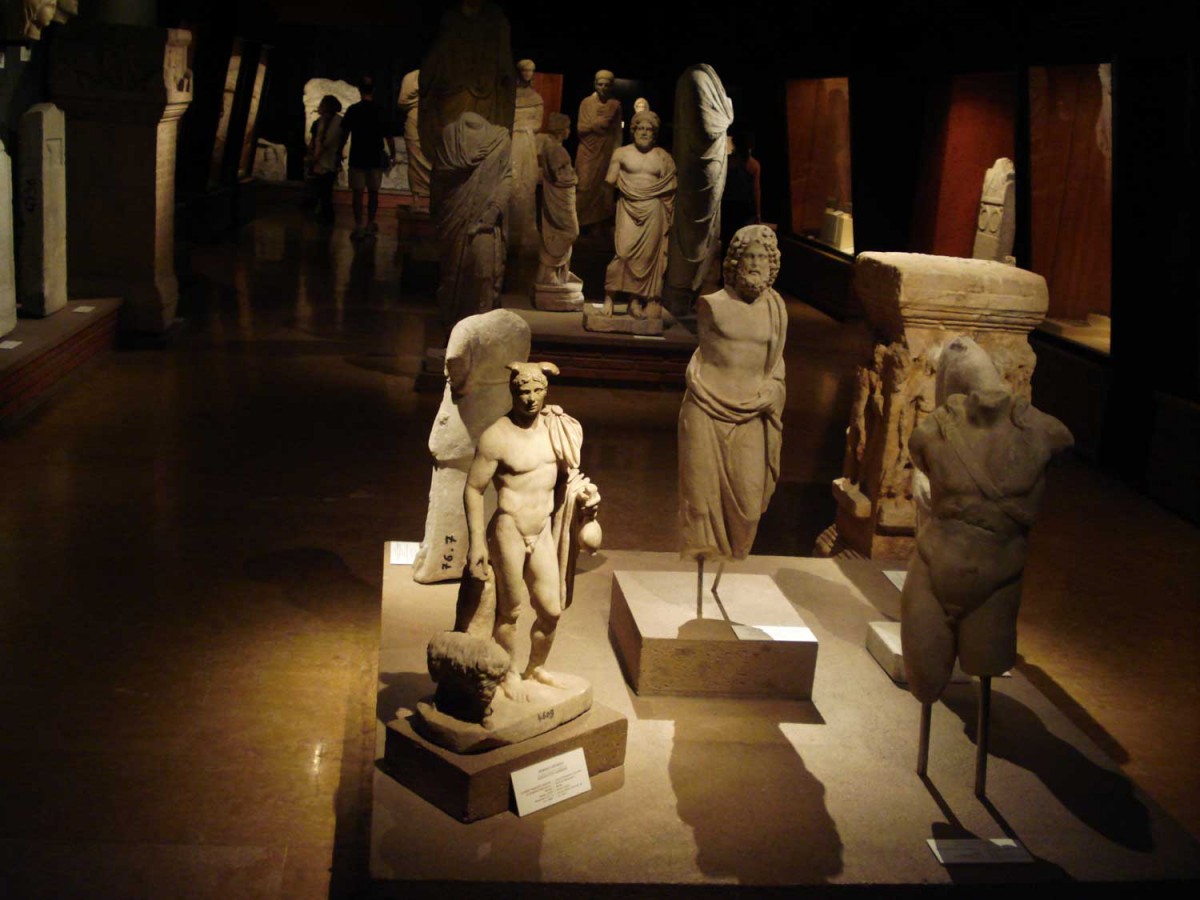 Αίθουσα του Αρχαιολογικού Μουσείου της Κωνσταντινούπολης.