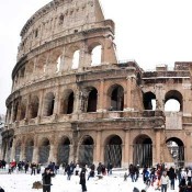 Φθορές στο Κολοσσαίο λόγω χιονιού