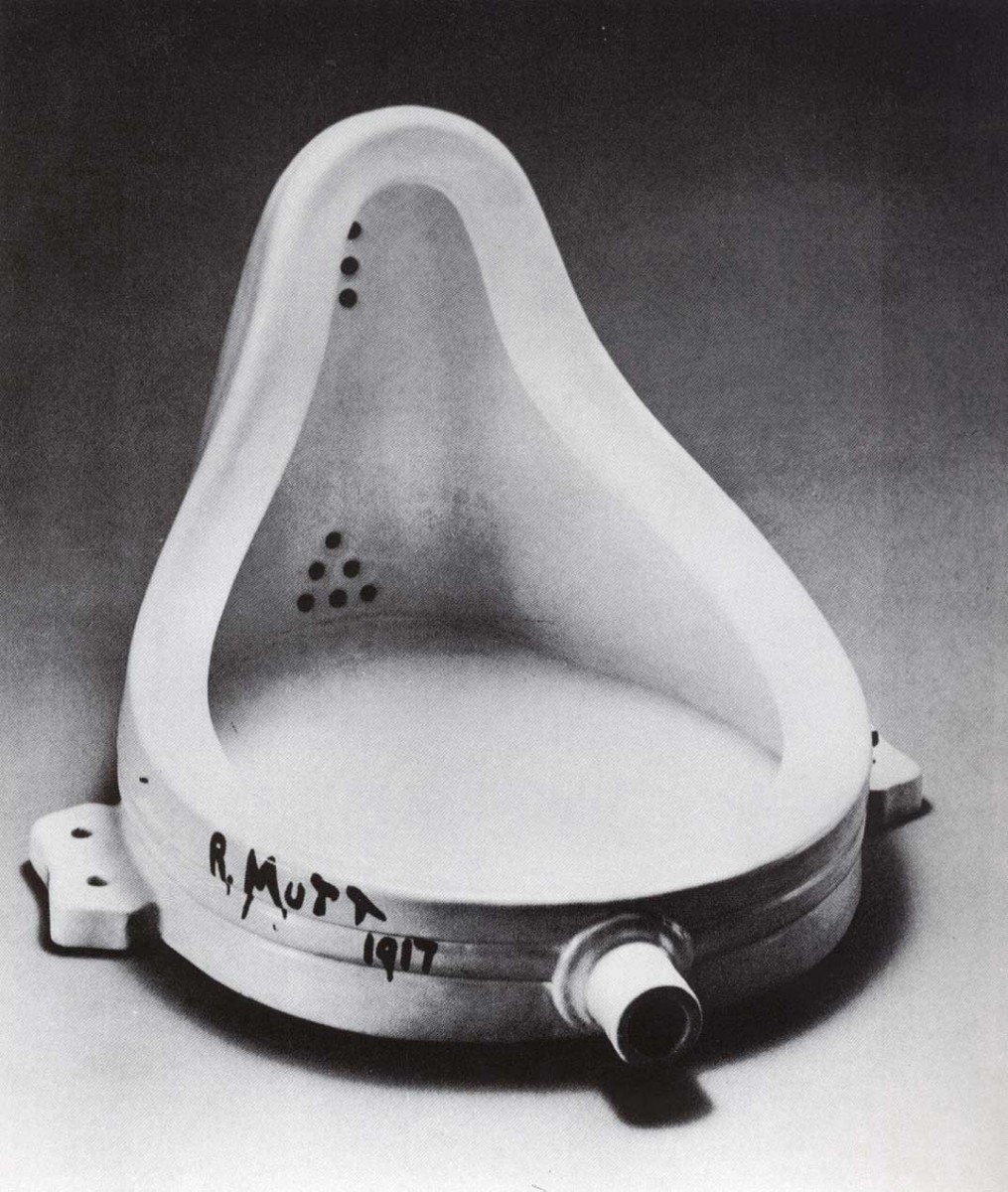 Το γνωστότερο ready-made του Μαρσέλ Ντυσάν, το έργο του «Fountain», ένας ανεστραμμένος ουρητήρας που φέρει την υπογραφή «R. Mutt 1917».