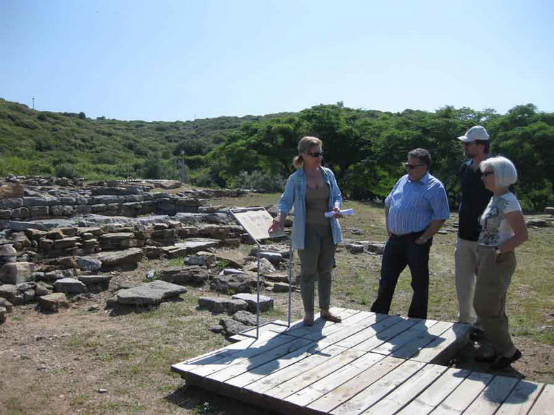 Επίσημη επίσκεψη στον αρχαιολογικό χώρο Ζώνης – Μεσημβρίας