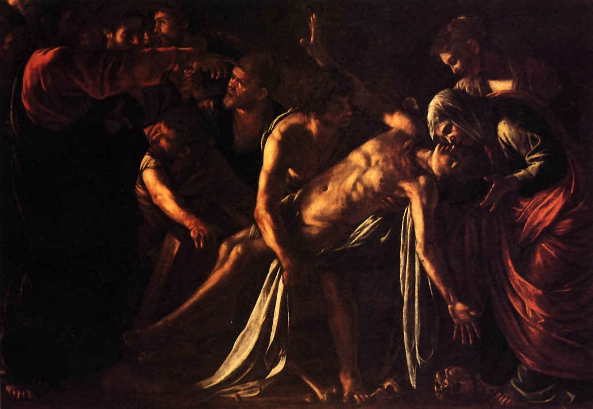 Καραβάτζιο, «Η Ανάσταση του Λαζάρου», 1609.