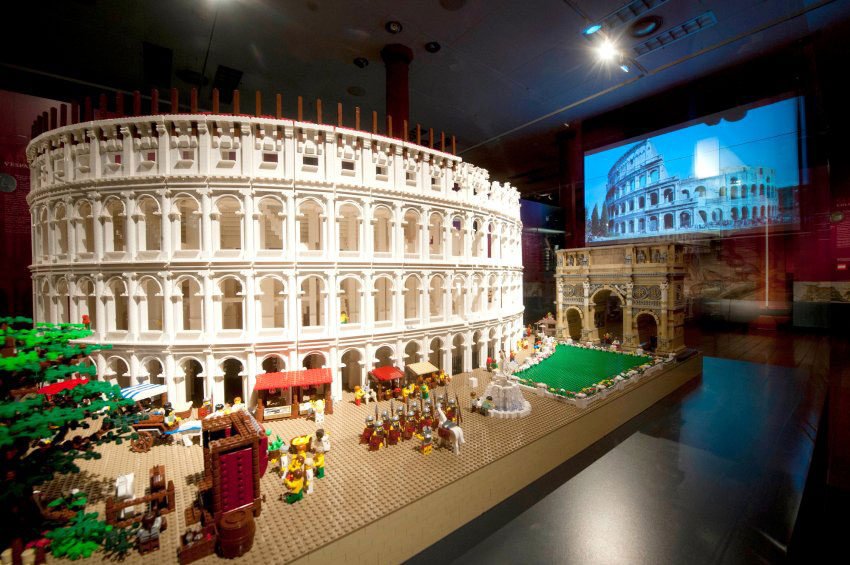 Το Κολοσσαίο από τουβλάκια Lego!