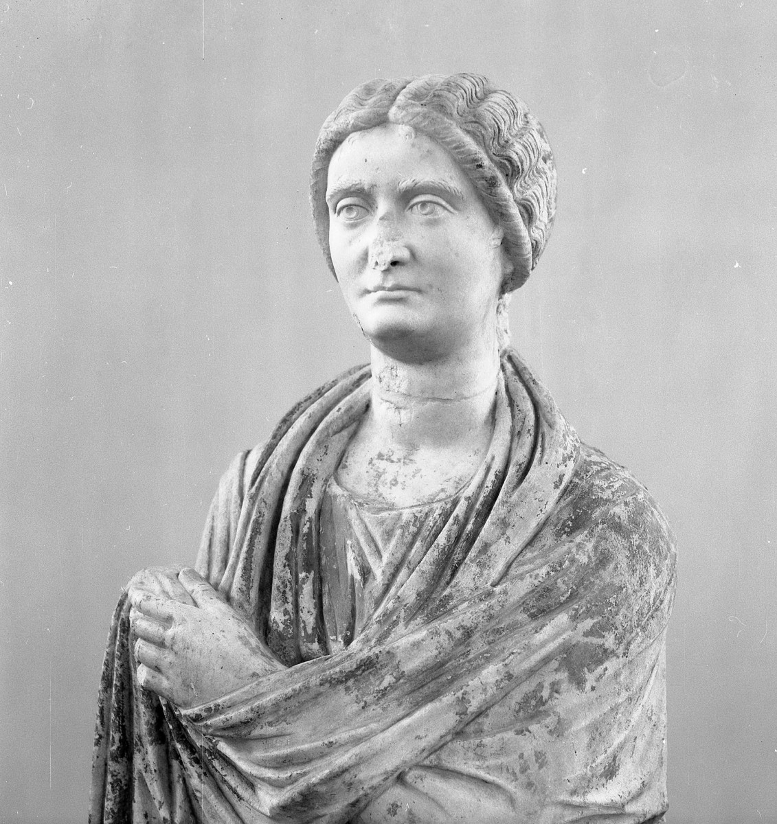 Το άγαλμα της Ηρακλειώτισσας. Αρχαιολογικό Μουσείο Θεσσαλονίκης.