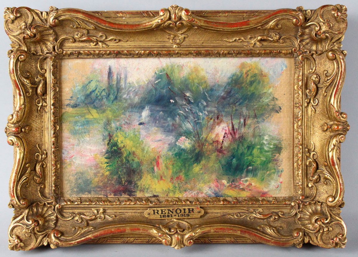 Πιερ Ογκίστ Ρενουάρ, «Τοπίο στις όχθες του Σηκουάνα», 1879.