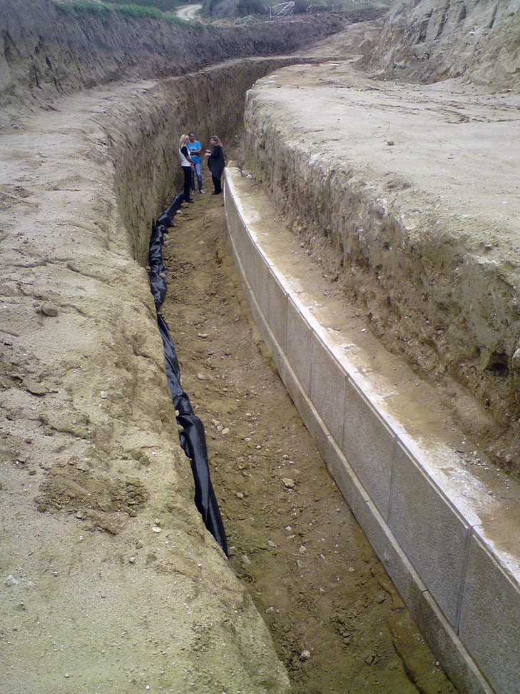 Άποψη της ανασκαφής στην Αμφίπολη.