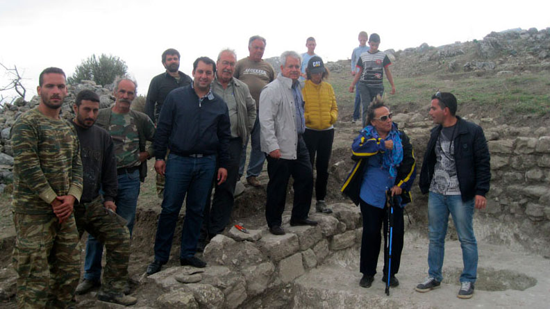 Αρχαιολογικές έρευνες διεξάγονται στη θέση «Κούπος», κοντά στον Κρουσώνα του δήμου Μαλεβιζίου.