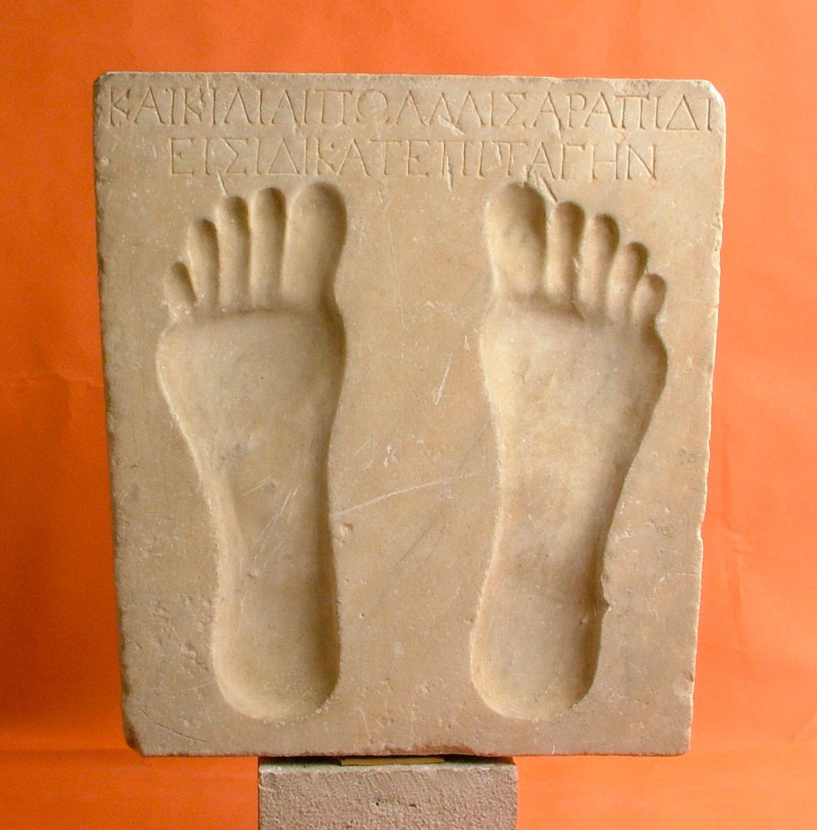 Εύρημα από την ανασκαφή του Σαραπιείου, του ιερού των Αιγυπτίων θεών, στη σημερινή οδό Καραολή και Δημητρίου. © Αρχαιολογικό Μουσείο Θεσσαλονίκης.