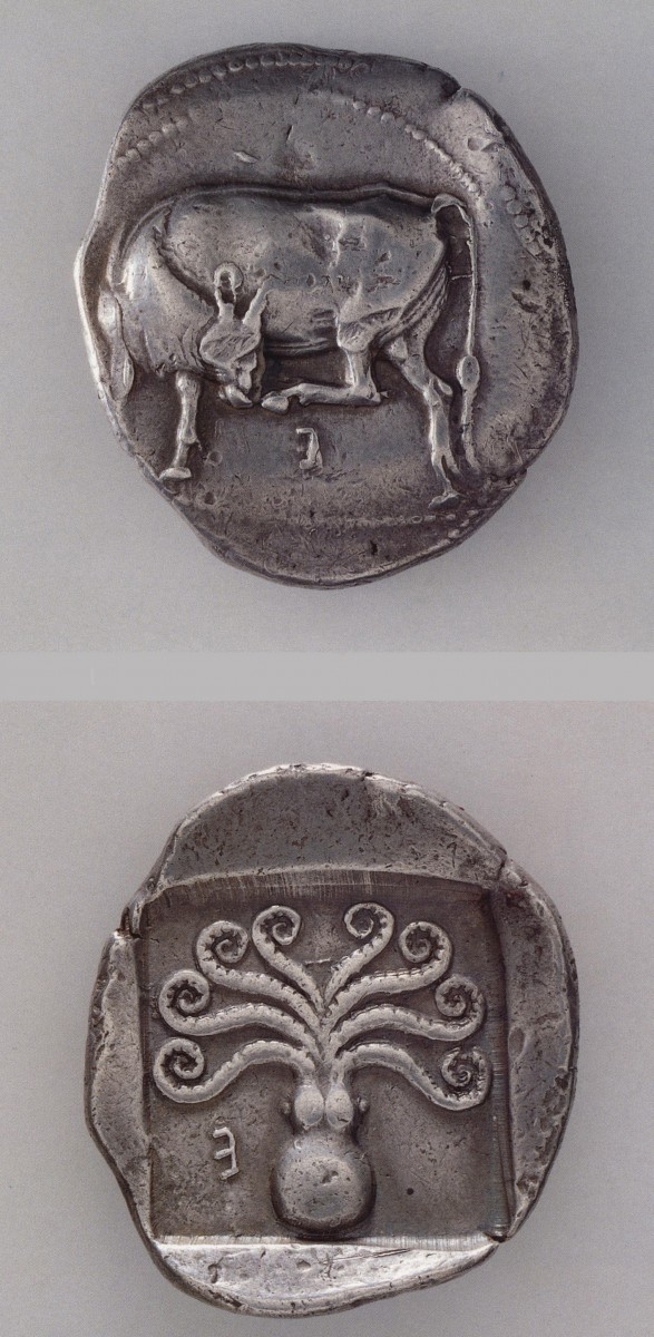 Αργυρό δίδραχμον Ερέτριας