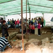 Επίσκεψη μαθητών στην ανασκαφή της Αγίας Παρασκευής Λαμίας
