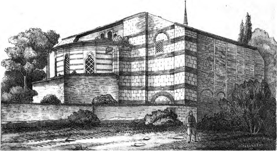Σχέδιο της Μονής Στουδίου (1877).