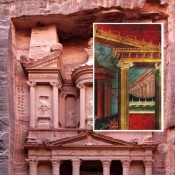 Η «Βόρεια αυλή» στο ναό των Λεόντων στην Πέτρα