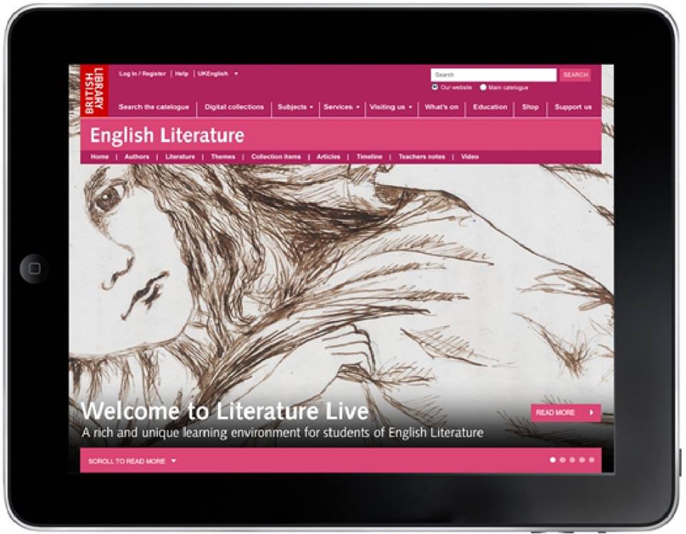 Η βρετανική λογοτεχνία περνά στο Ίντερνετ