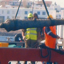 Κανόνι πλοίου της οθωμανικής εποχής ανασύρθηκε στην Κύπρο