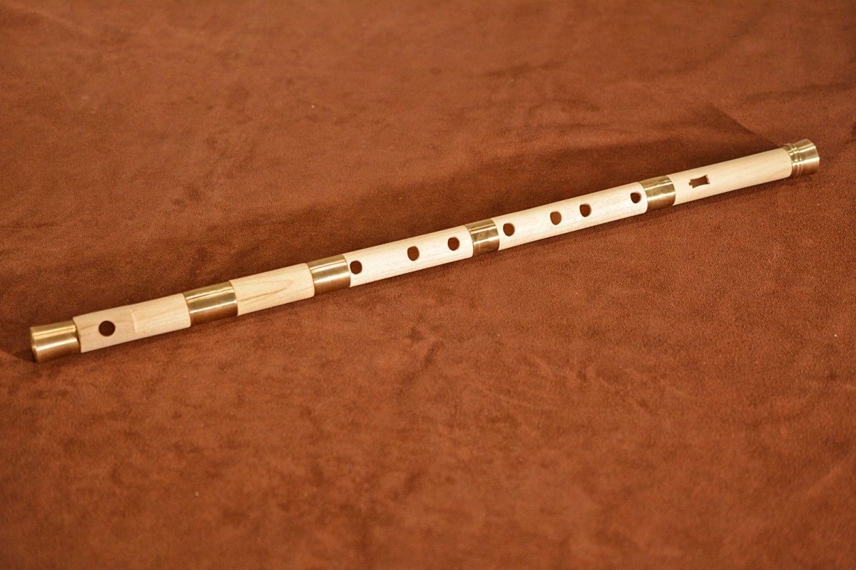Από την ανακατασκευή του πλαγίαυλου της Κοίλης (φωτ. Κέντρο Αρχαιομουσικολογίας).