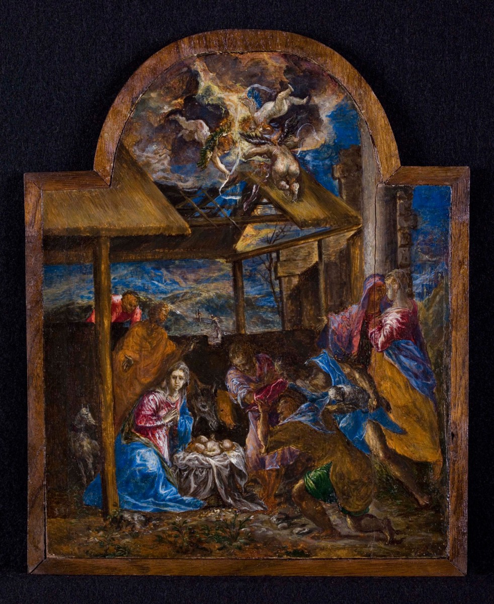 Γκρέκο, «Η προσκύνηση των μάγων», 1567, λάδι σε ξύλο, Agnes Etherington Art Centre, Queen's University, Kingston, Δωρεά Alfred και Isabel Bader (1991), αρ. ευρ. 34-011.