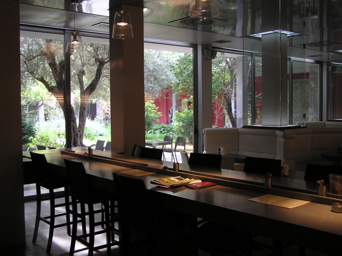 Το Καφέ του Εθνικού Αρχαιολογικού Μουσείου.