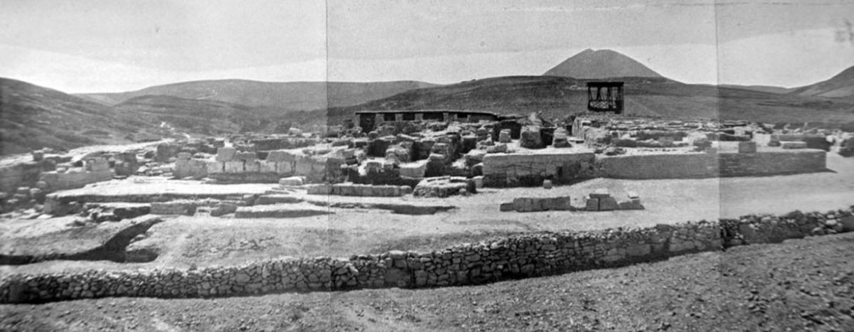 Κνωσός, πρωτομινωικές εγκαταστασεις, 1901.