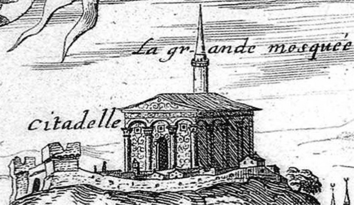 Τον 17ο αιώνα ο Παρθενώνας είχε μετατραπεί σε τζαμί και είχε μιναρέ.