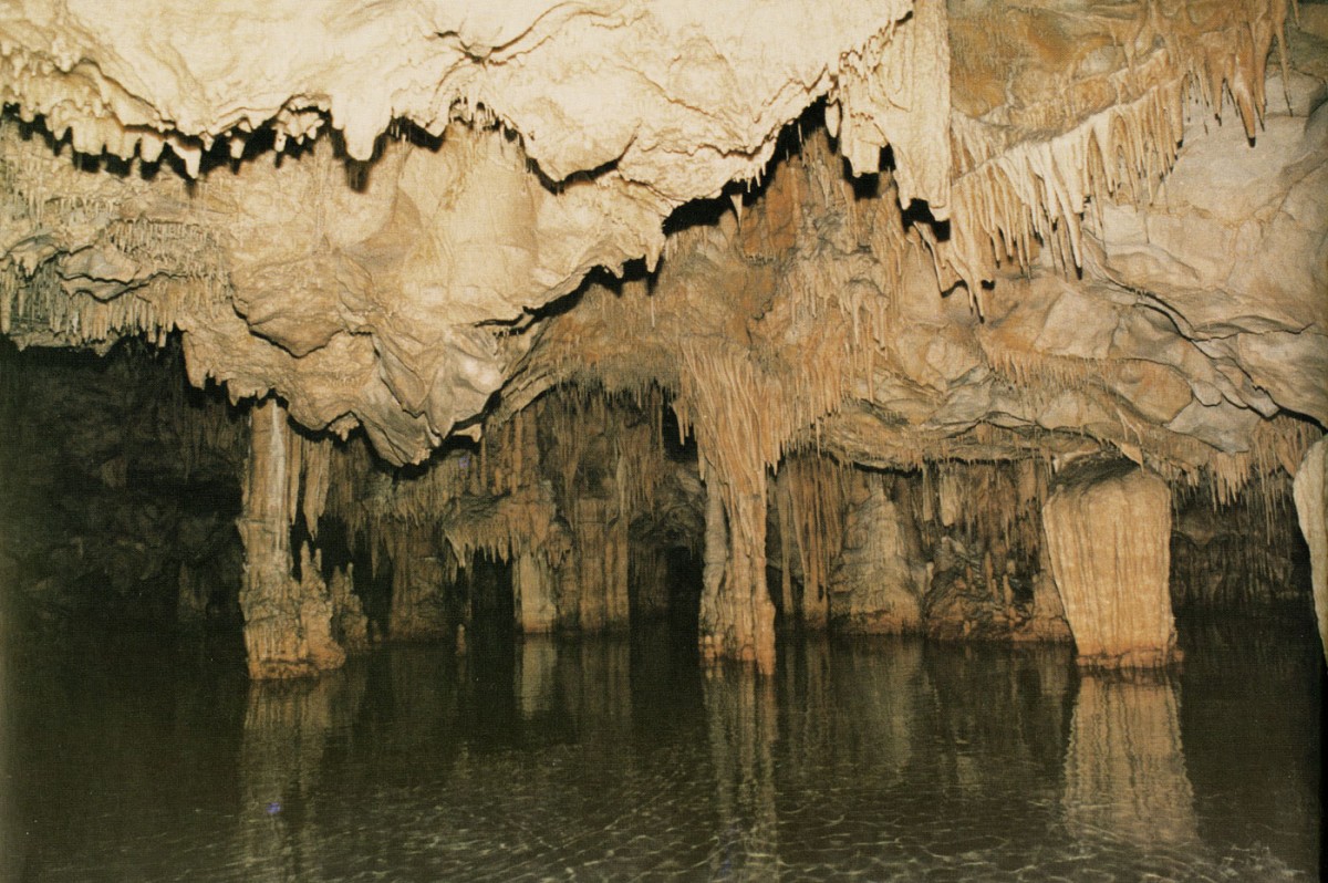 Άποψη του σπηλαίου της Βλυχάδας (φωτ: «Τα ελληνικά σπήλαια – Δυρός, η Βλυχάδα», Υπουργείο Ανάπτυξης / Υπουργείο Πολιτισμού-Εφορεία Παλαιοανθρωπολογίας-Σπηλαιολογίας, Αθήνα 2000).