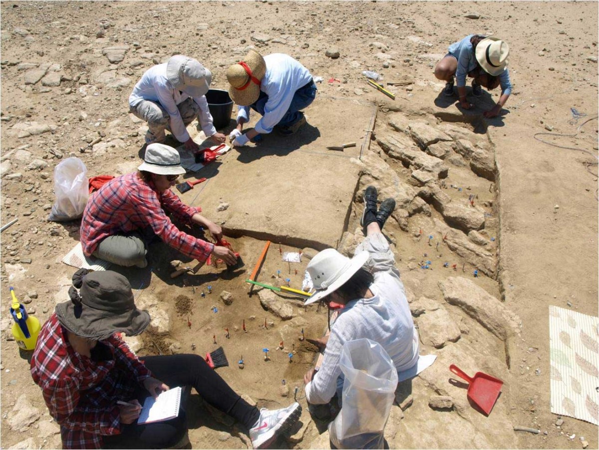 Η ανασκαφή του Ούριακου σε εξέλιξη.