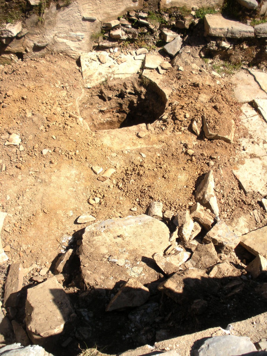 Αρχαία Ζώμινθος: οι λαθρανασκαφείς προκάλεσαν ζημιές σε τρία από τα σαράντα δύο ανασκαμμένα δωμάτια του συγκροτήματος (φωτ. Υπουργείο Πολιτισμού, Παιδείας και Θρησκευμάτων).