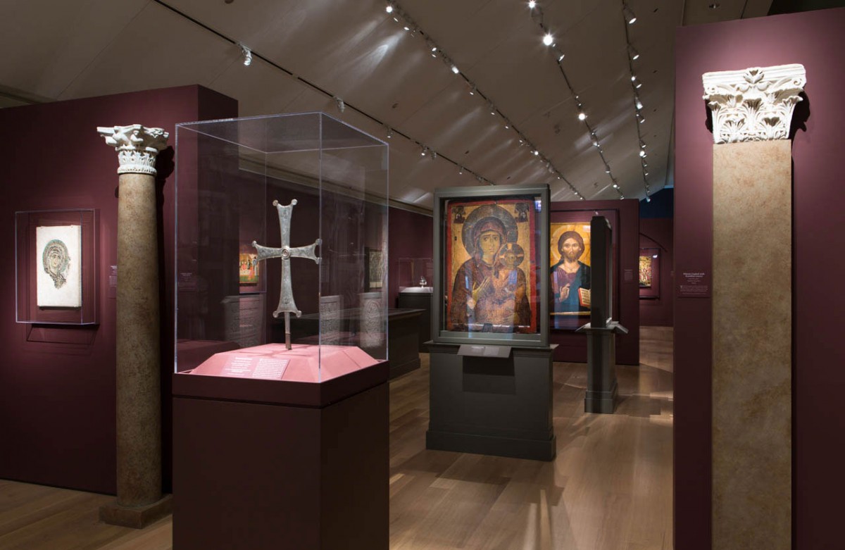 Άποψη της έκθεσης στο Art Institute of Chicago (φωτ. Μουσείο Μπενάκη).