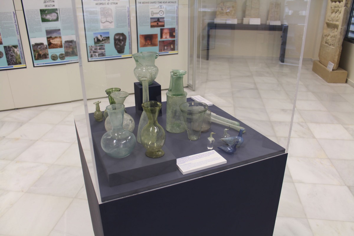 Άποψη της έκθεσης «Ρωµαϊκή Τέχνη και Πολιτισµός - Μια κοινή  γλώσσα στην Αρχαιότητα», που παρουσιάζεται στο Αρχαιολογικό Μουσείο Θεσσαλονίκης.