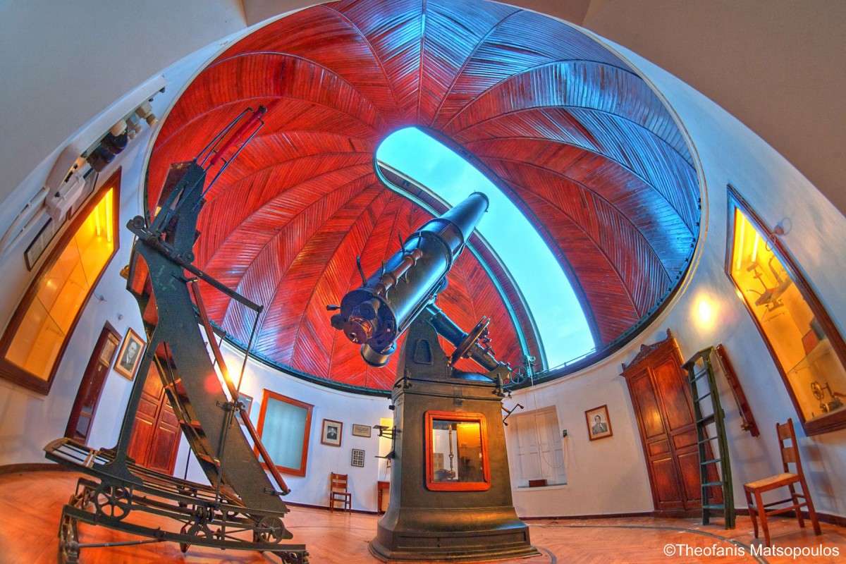 Το τηλεσκόπιο Δωρίδη κατασκευάστηκε από τον γαλλικό οίκο Gautier το 1902.