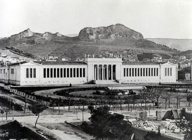 Άποψη του Εθνικού Αρχαιολογικού Μουσείου μετά την αποπεράτωσή του (Φωτογραφικό Αρχείο ΕΑΜ).
