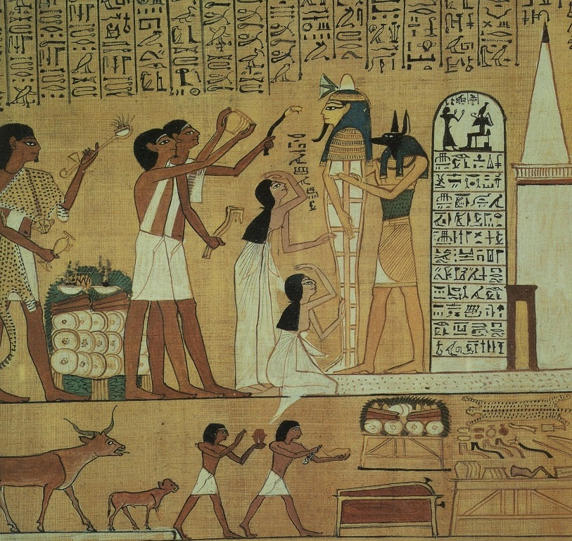 Αρχαία αιγυπτιακή νεκρική τελετή. Από την αφιερωμένη στην ταρίχευση ψηφιακή έκθεση της Ελληνικής Εταιρείας Μελέτης Αρχαίας Αιγύπτου.