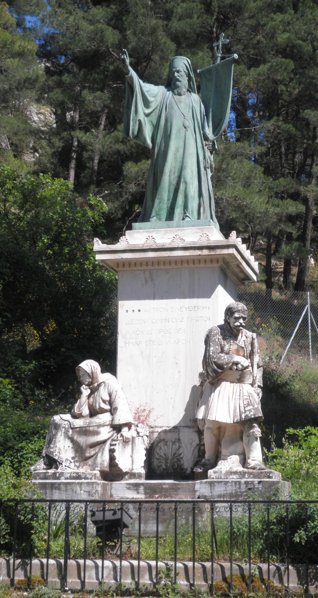 Το μνημείο του Παλαιών Πατρών Γερμανού στη Δημητσάνα