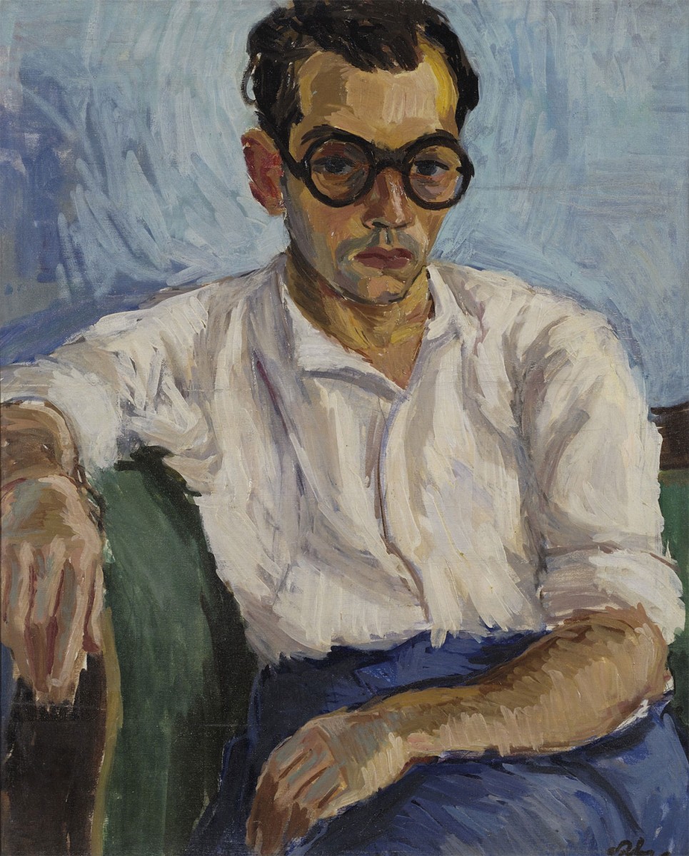 Δημήτρης Δάβης, Προσωπογραφία  του αδελφού του Γ.Δ., 1932. Λάδι σε μουσαμά, 79x65 εκ.