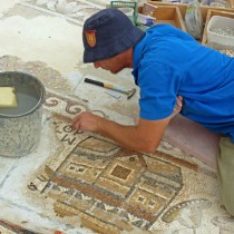 Σπάνιο βυζαντινό ψηφιδωτό αποκαλύφθηκε στο Ισραήλ